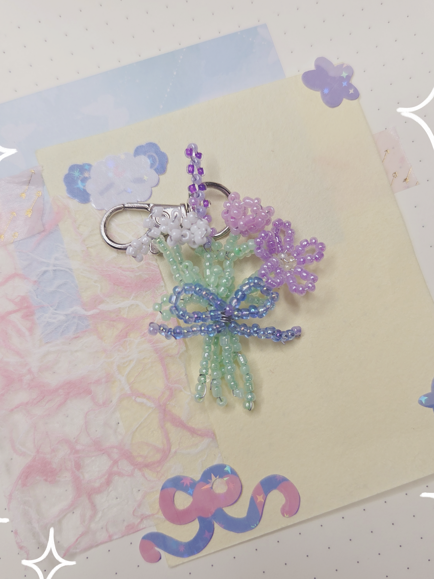 Flower Bouquet Keychain