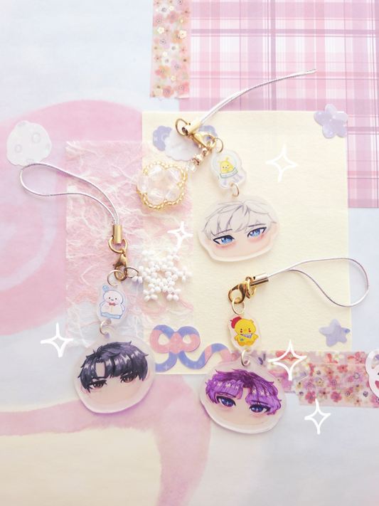 LADS Shrink Paper Phone Charms