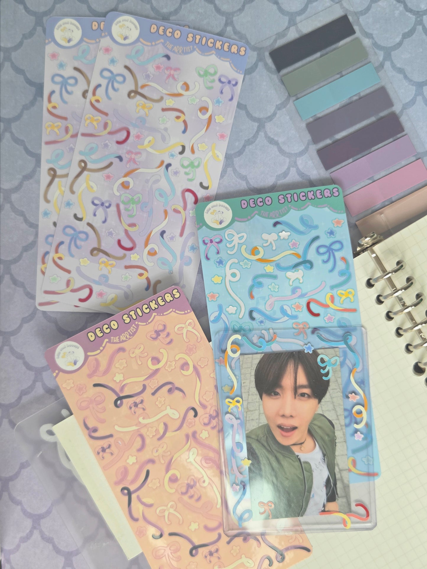 Ribbon Deco Sticker Sheets
