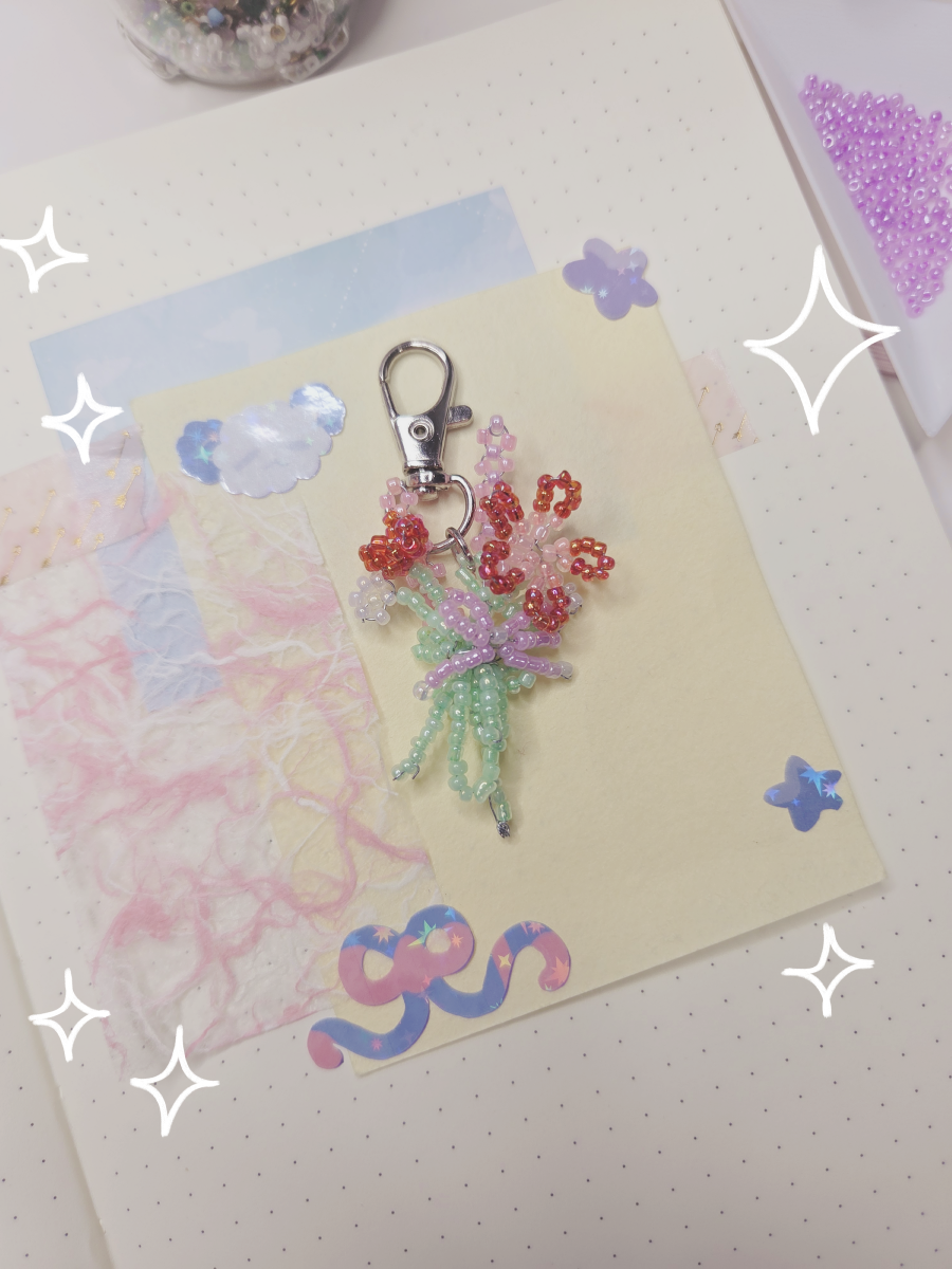 Flower Bouquet Keychain