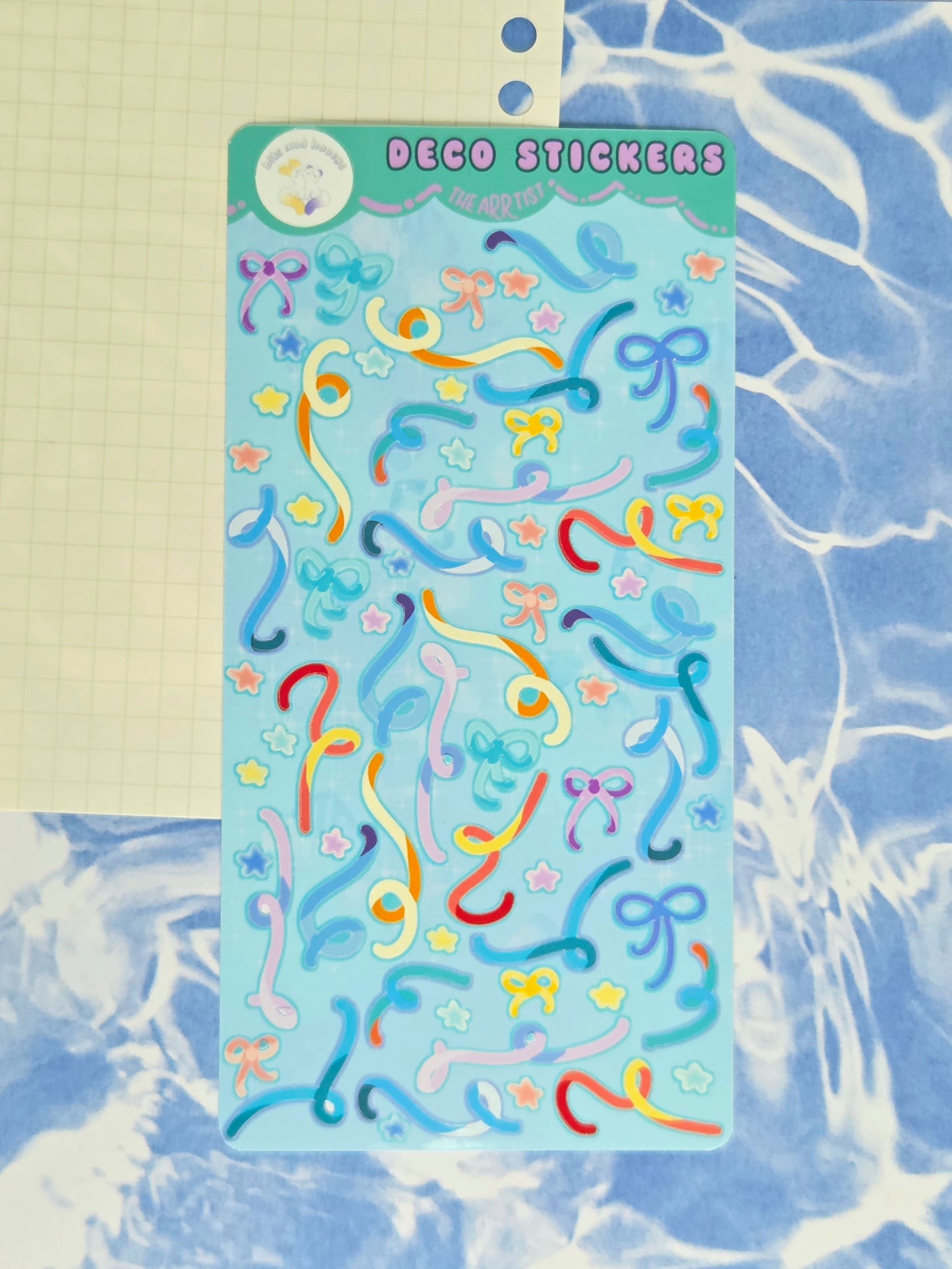 Ribbon Deco Sticker Sheets
