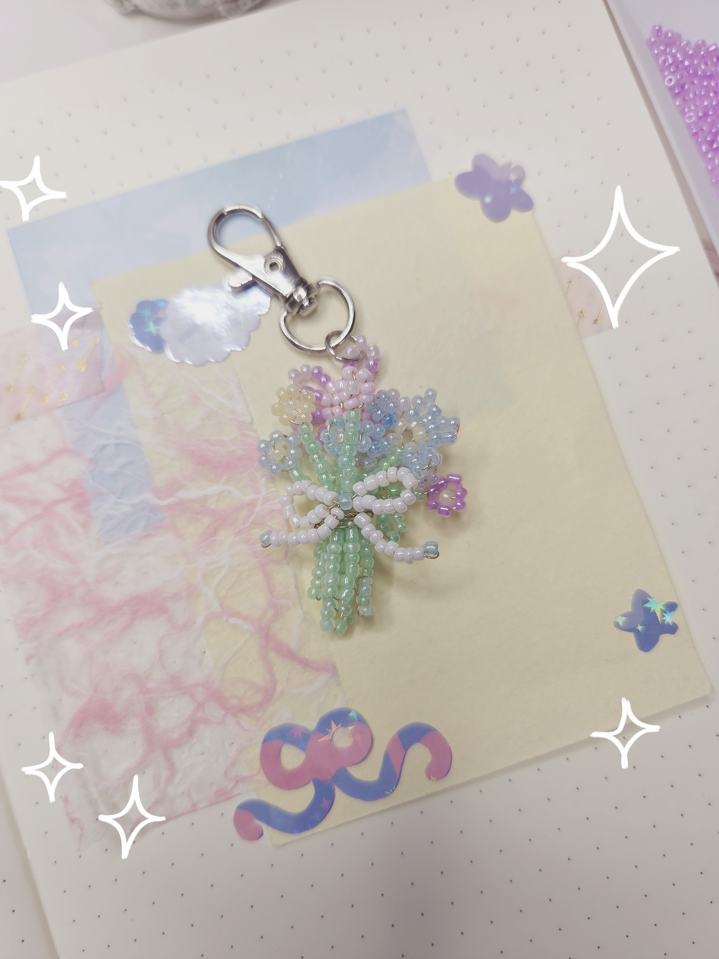 Flower Bouquet Keychain