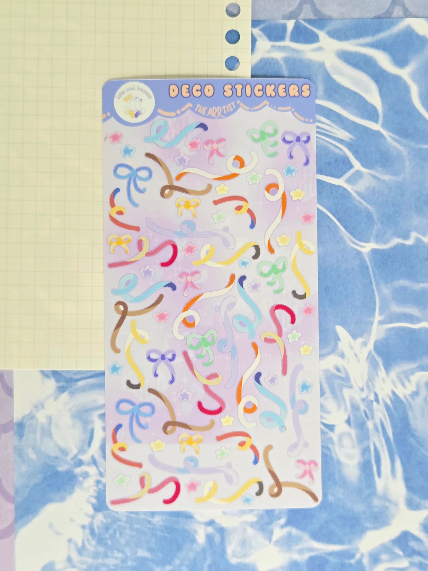 Ribbon Deco Sticker Sheets