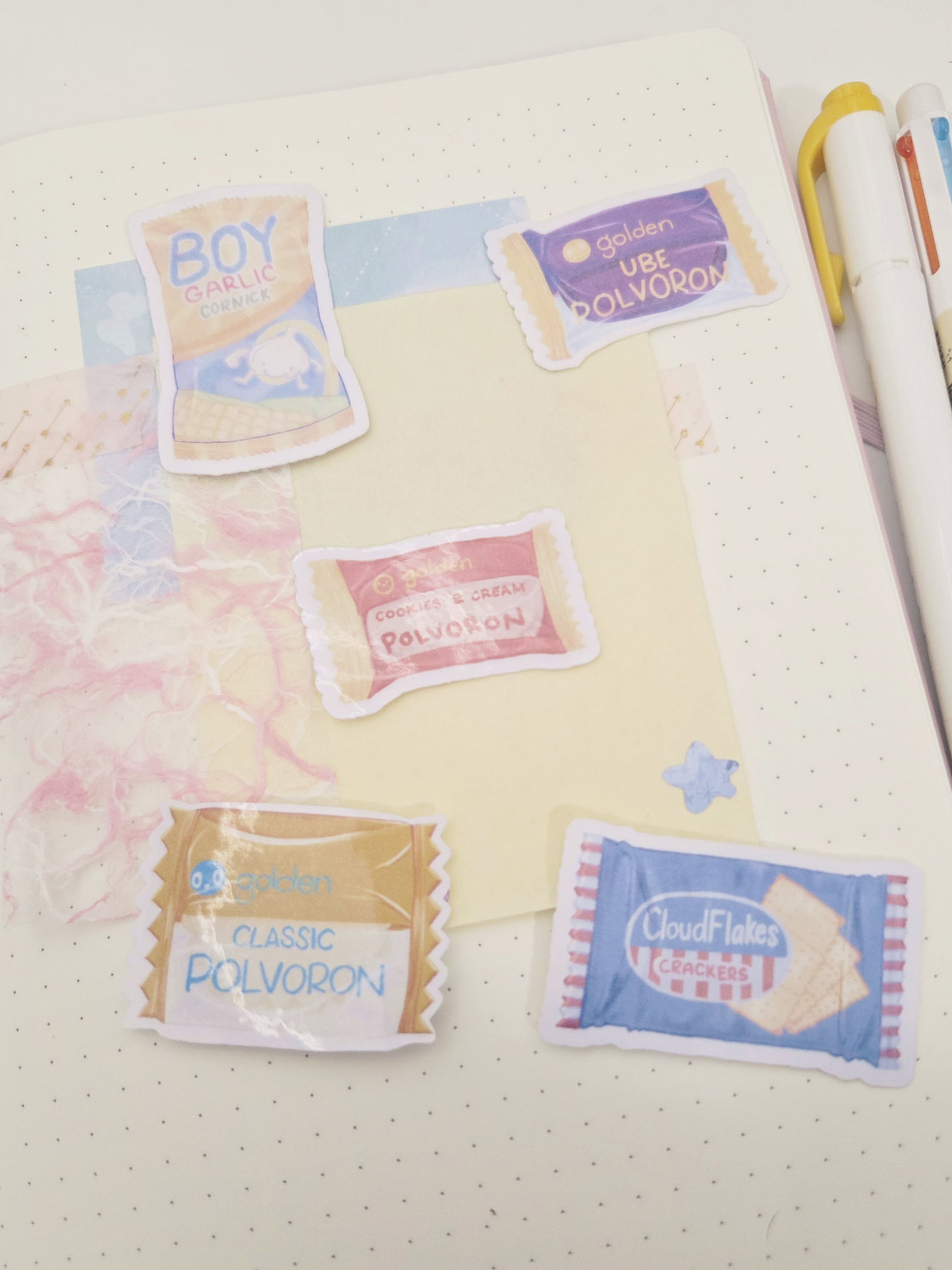 Filipino Food Die-Cut Sticker Pack
