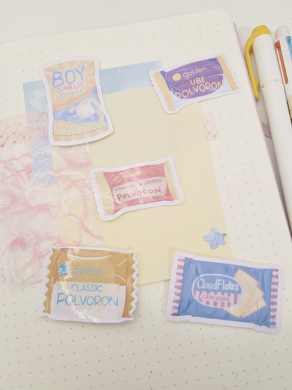 Filipino Food Die-Cut Sticker Pack
