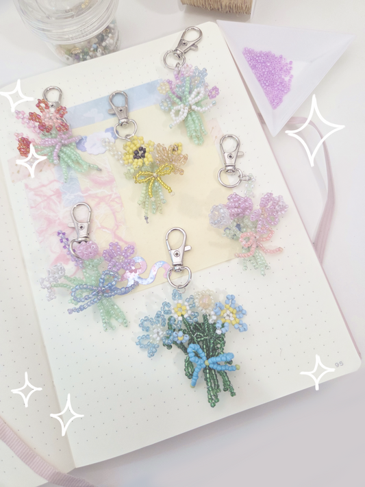 Flower Bouquet Keychain