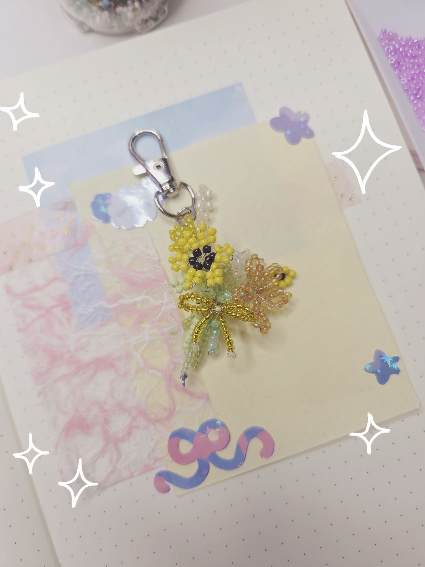 Flower Bouquet Keychain