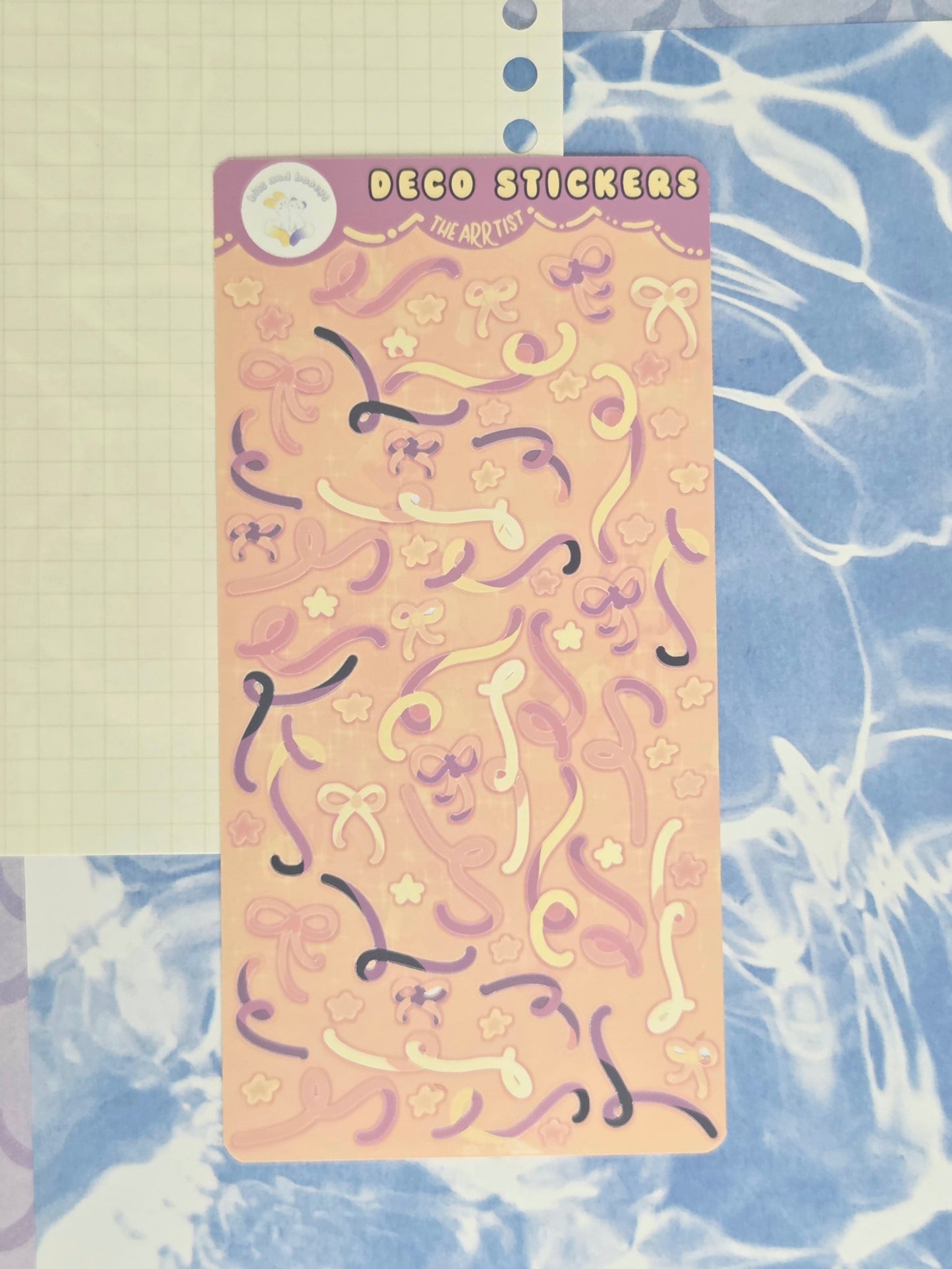 Ribbon Deco Sticker Sheets